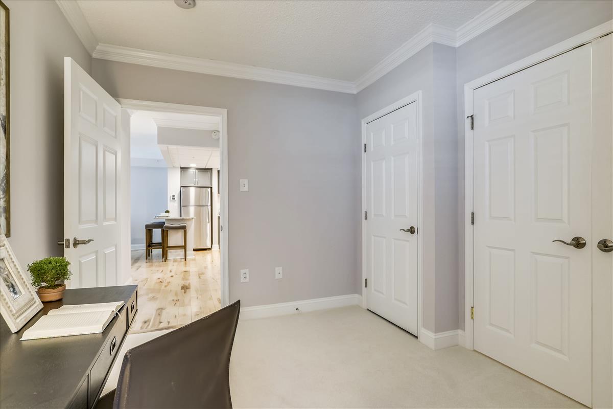 The James bedroom with desk.