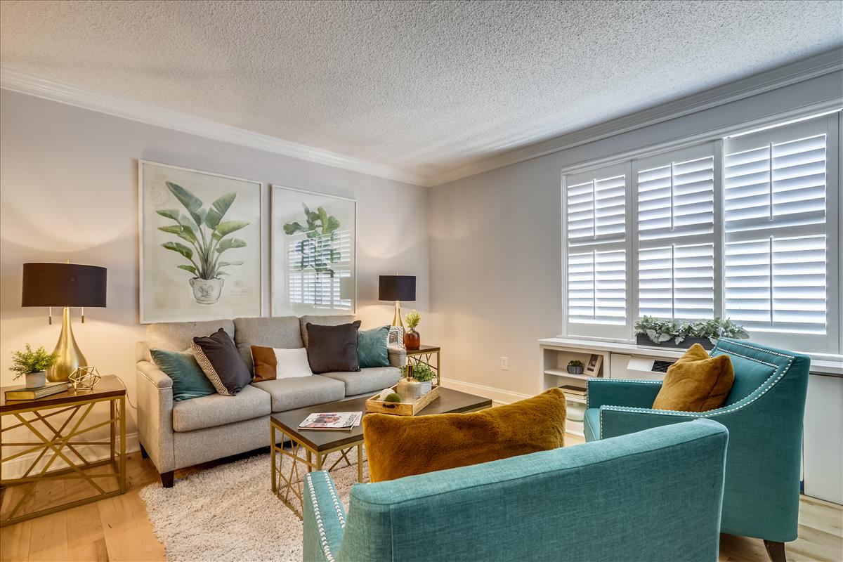 The James living area.